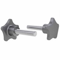 Cast Iron star knob with Stainless Steel screw