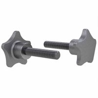Cast Iron star knob with Steel screw