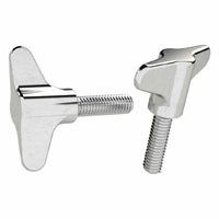 Wing knob with male thread 316 Stainless Steel polished