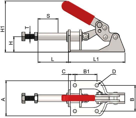 Mittlerer-leichter Schubstangenspanner